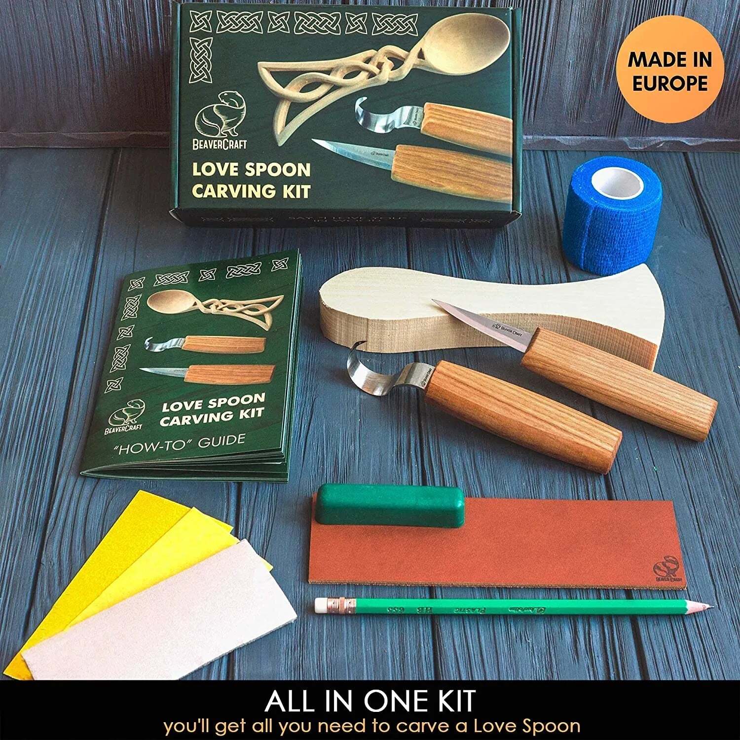 Beavercraft Diy02 - Dala Horse Carving Hobby-kit