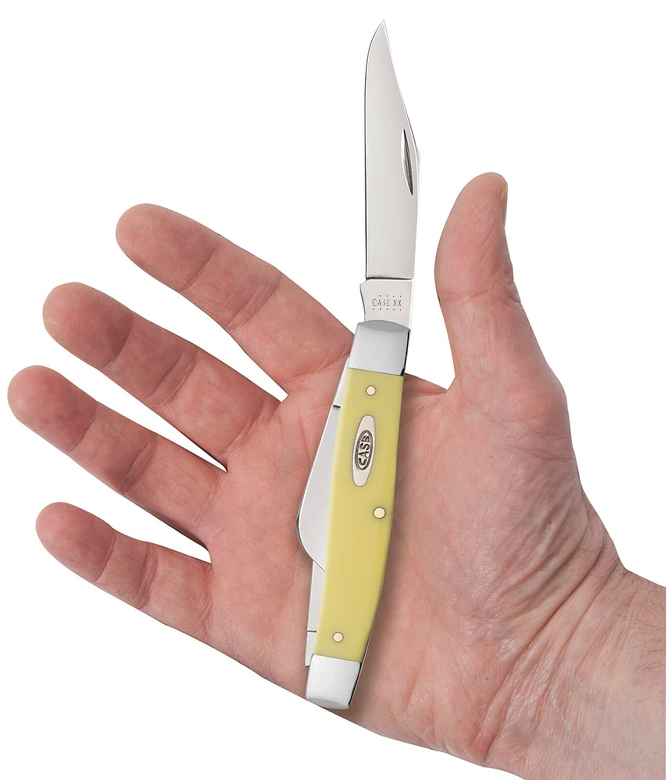 Buy Case Yellow Synthetic (CV) Large Stockman Folder Knife #00203
