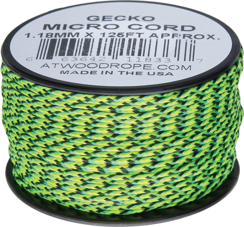 Atwood Micro Cord 38m Neon Green