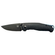 FOX TUR, Elmax Steel Black, Carbon Fibre Folder Knife - Model FX-528 B