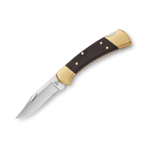 Buck Ranger, Folding Knife 112BRS, Leather Sheath