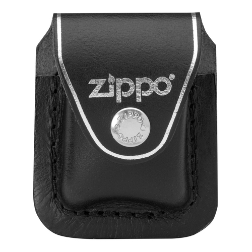 Zippo Leather Lighter Pouch, Black with Metal Belt Clip - 98001